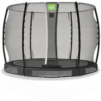 Dutch Toys Group BV Exit Allure Classic Bodentrampolin mit Sicherheitsnetz Ø 305 cm schwarz