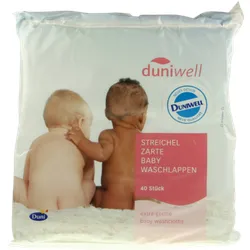 Duniwell Baby Waschlappen streichelzart 40 St