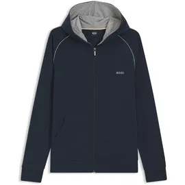 Boss Mix&Match Kapuzensweatjacke Herren Dunkelblau S