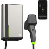 Green Cell GC HabuDen Wallbox 22kW 32A 7,5m Typ 2 Ladekabel Intelligente EV Ladestation mit GC App Bluetooth WiFi Kompatibel mit Allen Elektroautos e Auto Zuhause Laden mit 22kW / 11kW / 7.2kW /3.6kW