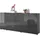 Die Möbelfundgrube Sideboard Santorin 226 x 99 x 40 cm Anthrazit / Grau