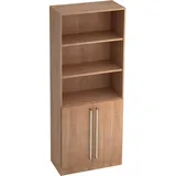 Hammerbacher Regalschrank 7700 CE, V7700/N/N/CE nussbaum 80,0 x 42,0 x 200,4 cm