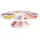 Blond Amsterdam Tortenplatte, Mehrfarbig, Keramik, 32.7x9.2x32.9 cm, Tischkultur – Servieren, Servierplatten