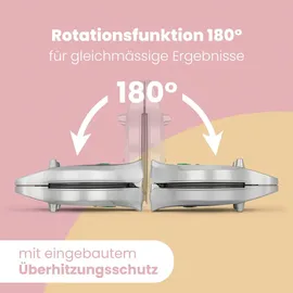 Clatronic WA 3772 Waffelautomat silber