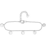 Cai Armband 925/- Sterling Silber rhodiniert Plättchen Boho