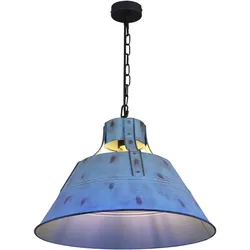Retro Decken Hänge Lampe dimmbar FERNBEDIENUNG Pendel Leuchte dimmbar im Set inkl. RGB LED Leuchtmittel