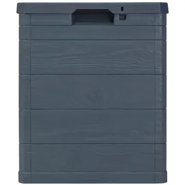 furnicato Garten-Aufbewahrungsbox 90 L 44,5 x 50 x 42,5 cm Anthrazit