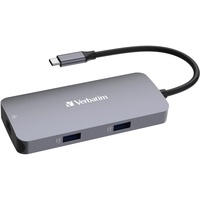 Verbatim USB-C Pro Multiport Hub CMH-05, USB-C 3.0 [Stecker]