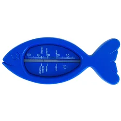 Badethermometer Fisch blau