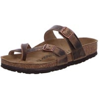 Birkenstock Unisex Mayari Tabacco Brown, Oiled Leather Sandal, 38 EU - 38 EU