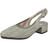 Rieker Damen 47060 Slingpumps, Grün, 38 EU