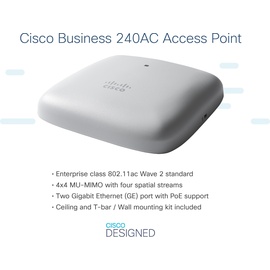 Cisco Business 200-Series Access Point 240AC, E regulatory domain, 5er-Pack (5-CBW240AC-E)