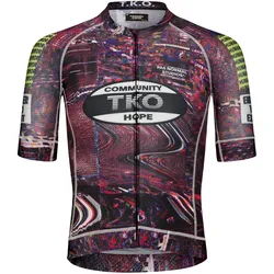 Pas Normal Studios T.K.O. Mechanism Jersey Kurzarm Fahrradtrikot Herren - human error pink - S