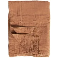 Ib laursen Klassischer Quilt aus Baumwolle in cognac |