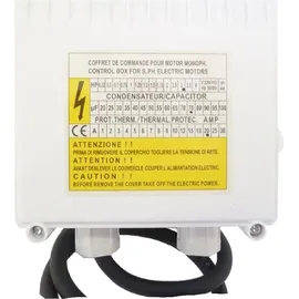 CHM GmbH Tiefbrunnenpumpe 4 Zoll 1,5 kW 10800 L/h 7,6 Bar mit Schutzschalter Box