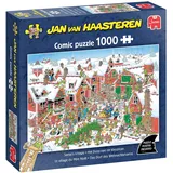 jumbo group Jumbo 1110100613 - Jan van Haasteren, Das Dorf des Weihnachtsmann, Comic-Puzzle, 1000 Teile