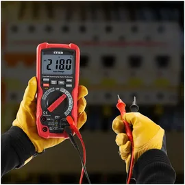 Stier Profi Digital Multimeter 0,01mV - 1000V AC/DC CAT III 1000V CAT IV 600V VFD RMS