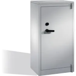 C+P Feuerschutzschrank Certos, 3 Ordnerhöhen, H1226xB650xT500mm Front Lichtgrau Korpus Lichtgrau
