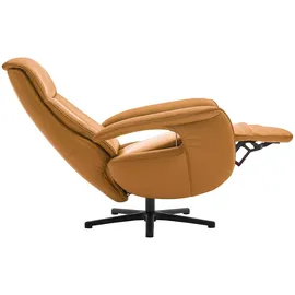 Hukla Relaxsessel HU-ES19141, Currygelb Leder - mit Relaxfunktion