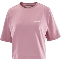 Salomon Short S/S Tee Relaxed Rosa S