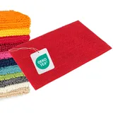 WohnDirect Badematte PARIS Rot 80 x 50 cm