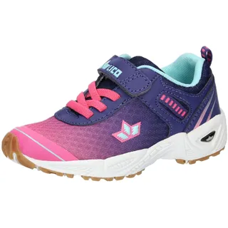 LICO Unisex Kinder Barney Vs Hallenturnschuhe, Pink Lila Türkis, 33