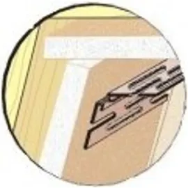 PROTEKTOR Bewegungsfugenprofil Magic Corner 25 m PVC weiß