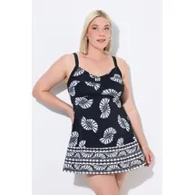 Ulla Popken Badekleid Damen Schwarz 46