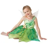 Rubie ́s Kostüm Disney's Tinkerbell Kostümkleid für Kinder, Disneys Märchenfee im Blätterkleid grün 116