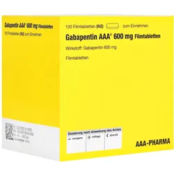 Gabapentin AAA 600 mg Filmtabletten 100 St
