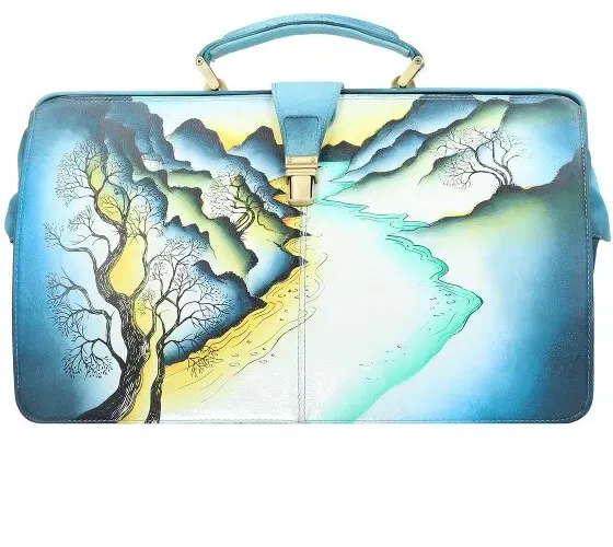 Greenland Nature Art+Craft Doktorkoffer Leder 37 cm  mehrfarbig