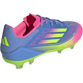 adidas F50 League FG/MG Herren blue fusion/lucid lemon/lucid pink 46