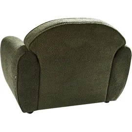 Beliani Sessel ELLEDE Bouclé 72 x 71 x 70 cm Dunkelgrün