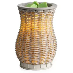 Grey Washed Wicker Duftlampe