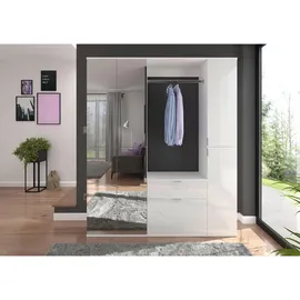 MID.YOU Mehrzweckschrank Projekt X 32,5 x 193 x 37 cm Weiß
