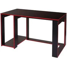 MCW Schreibtisch J26 Schwarz / Rot