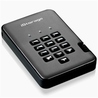 iStorage diskAshur Pro2 SSD Black externe SSD (2TB) 361 MB/S Lesegeschwindigkeit, 358 MB/S Schreibgeschwindigkeit schwarz 2TB