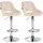 CLP Barhocker Milet Samt Creme