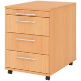 bümö basic Rollcontainer 43 x 42,8 x 59 cm Braun