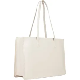 Valentino Wall Re Shopping Bag Schultertasche Kunstleder Beige/Weiß