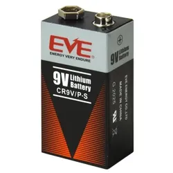 Siemens A5Q00004142 Lithium-Mangandioxid-Batterie 9 V / 1, 2 Ah - 10 Stück