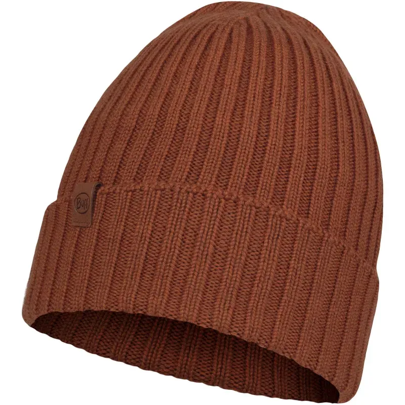 BUFF Merinowolle Knit Hat Norval Mütze rusty