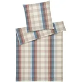 ELEGANTE Glasgow Kariert Blau 135 x 200 cm + 40 x 80 cm