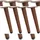 CLP Möbelfuß 4er Set 21 cm