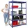 Proregal Schwerlastregal Taurus HxBxT 180 x 120 x 60 cm Fachlast 175 kg Blau Metall, Rechteckig, 120x180x60 Freizeit, Heimwerken, Werkstatt, Schwerlastregale