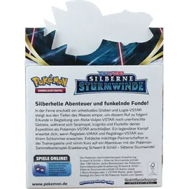 Pokémon Schwert und Schild Silberne Sturmwinde Booster Display