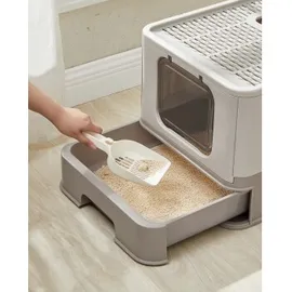 Songmics FEANDREA Katzentoilette, mit Deckel