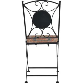 vidaXL Bistroset 3-tlg. orange/grau