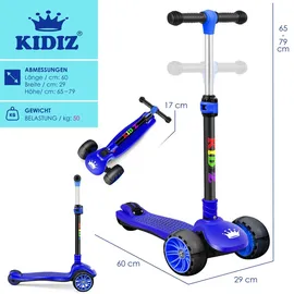Kidiz X-Pro2 Blau/Schwarz