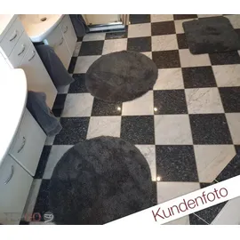 KLEINE WOLKE Badteppich Relax Anthrazit 150 x 85 cm